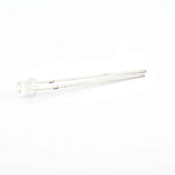 3mm LED Wit - Plat