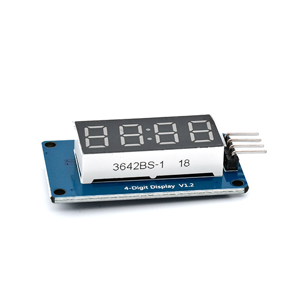 4-Digit 7-Segment LED Rood
