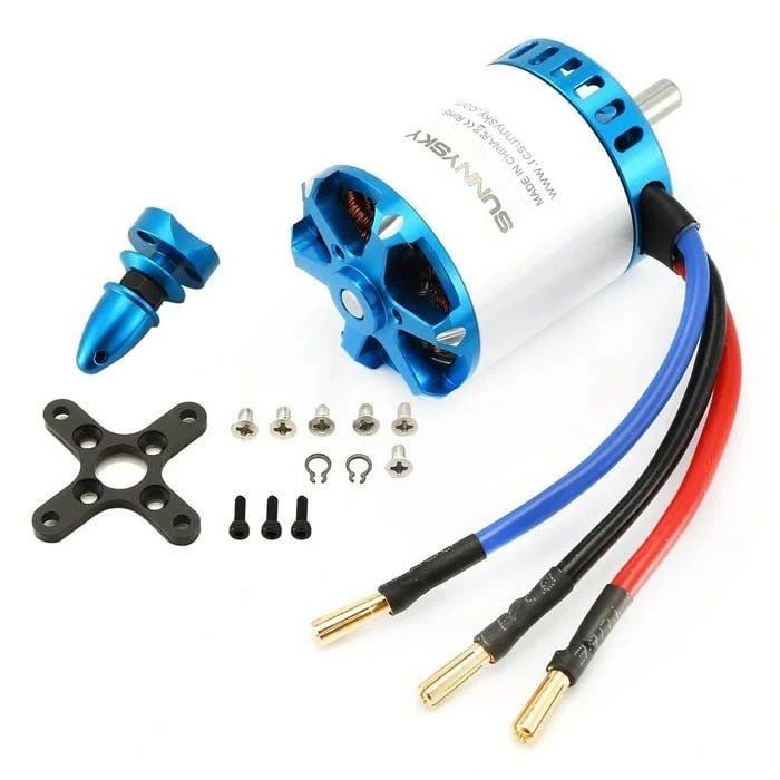 SunnySky X4125 480Kv Uçak Motoru V3 III