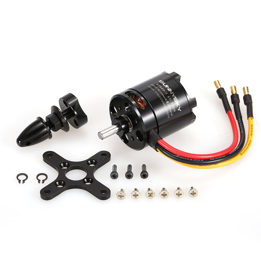 Sunnysky X2820 1100KV 880W 3-5S Fırçasız Rc Uçak Motoru