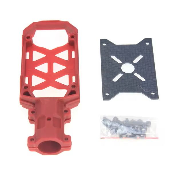 16mm Çok Akslı Kelepçe Tipi Motor Tutucu Montaj Aparatı Kırmızı