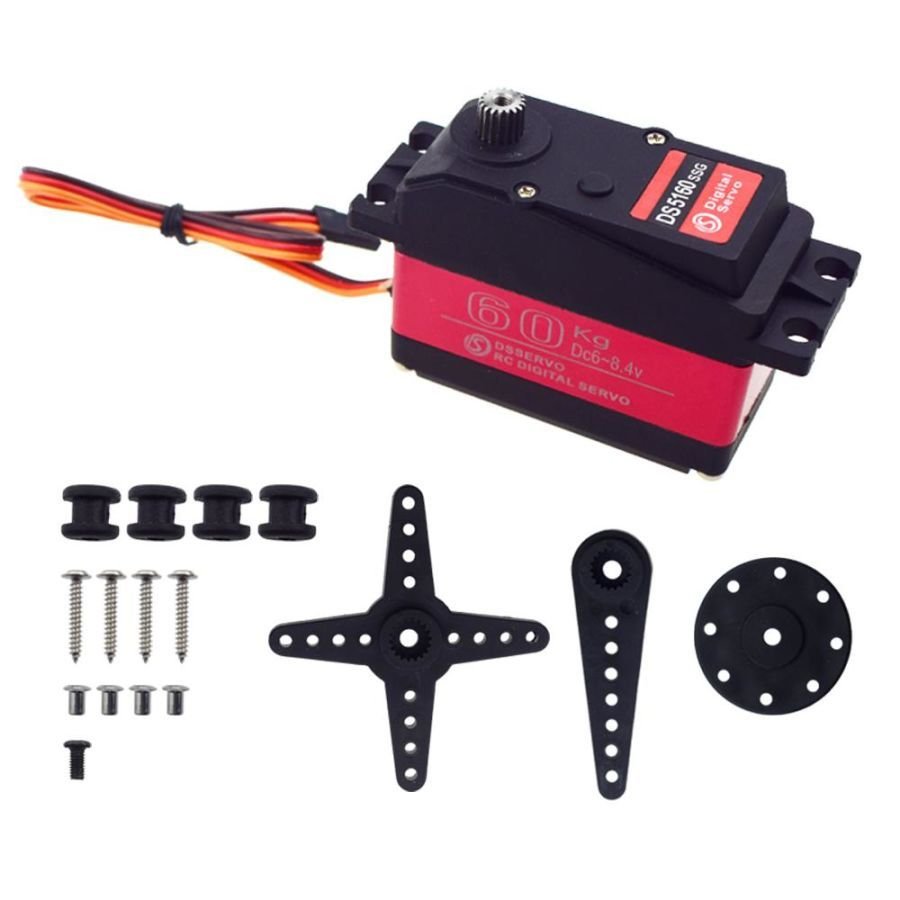 DS5160MG Su Geçirmez Servo Motor 60KG