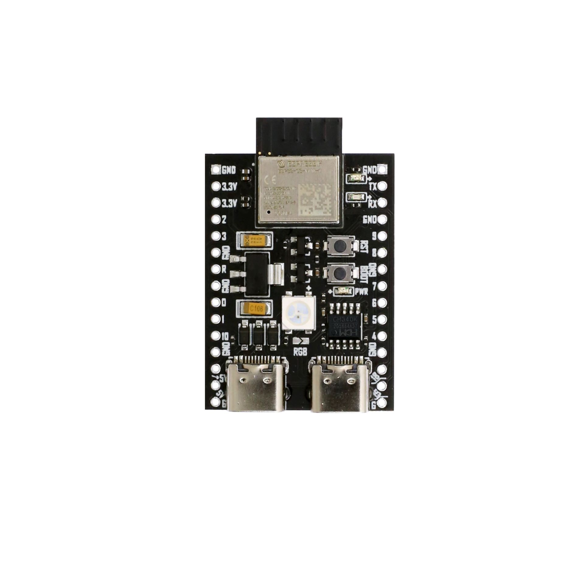 ESP32-C3-DevKitM-1 2 usb portlu Yd-esp32-c3