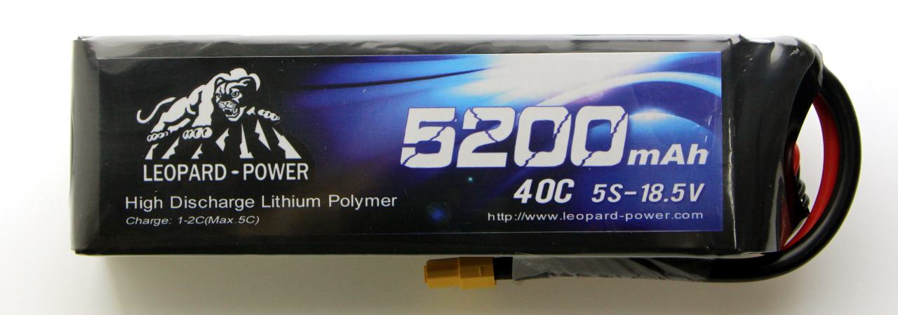 5s 5200mah 40C Lipo Batarya 18.5V Pil