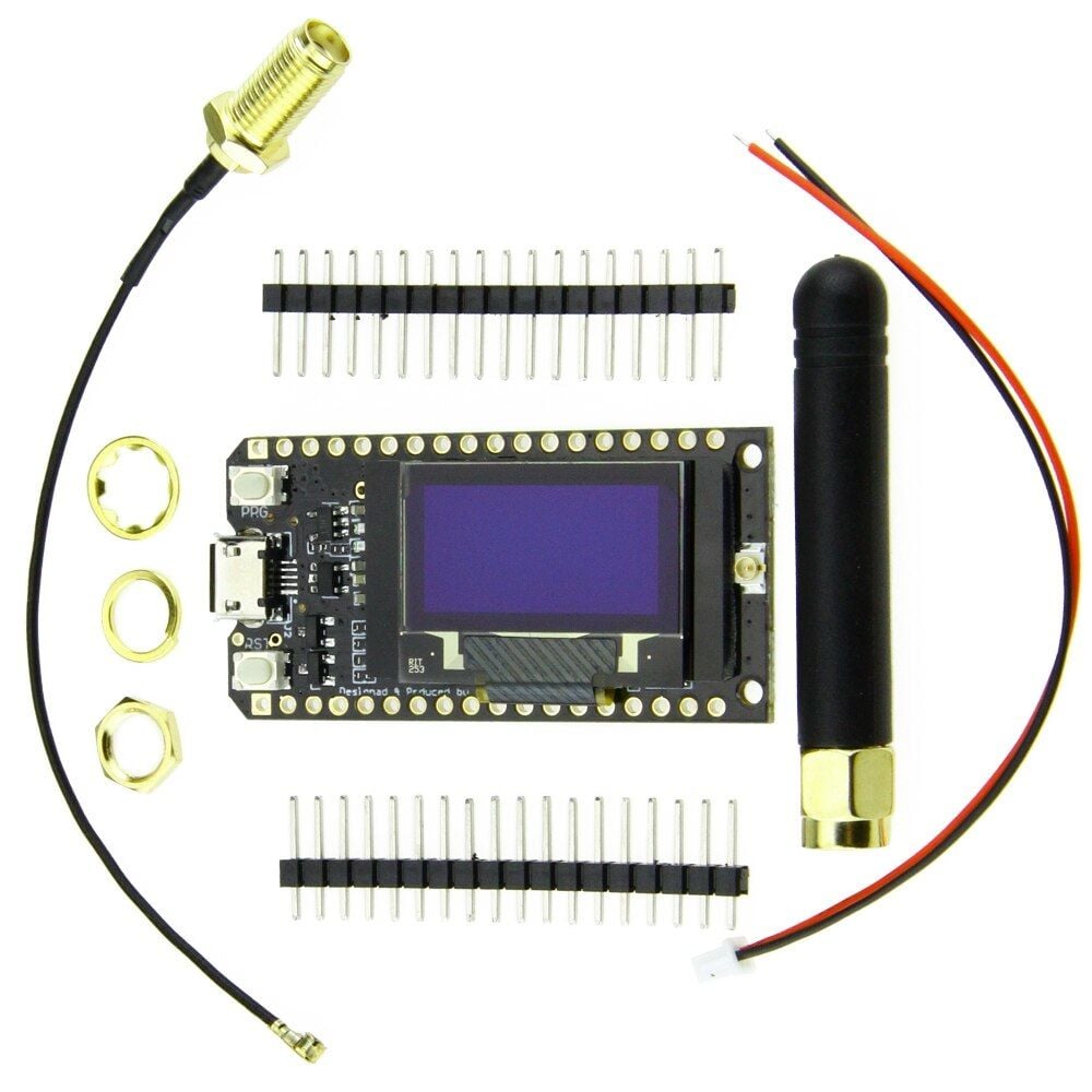 TTGO LORA32 868 Mhz ESP32 LoRa OLED 0.96 İnç Mavi Ekran