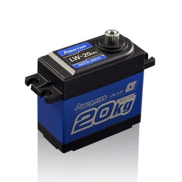 PowerHD Su Geçirmez Bakır Dişlili Dijital Servo Motor - LW-20MG 20kg