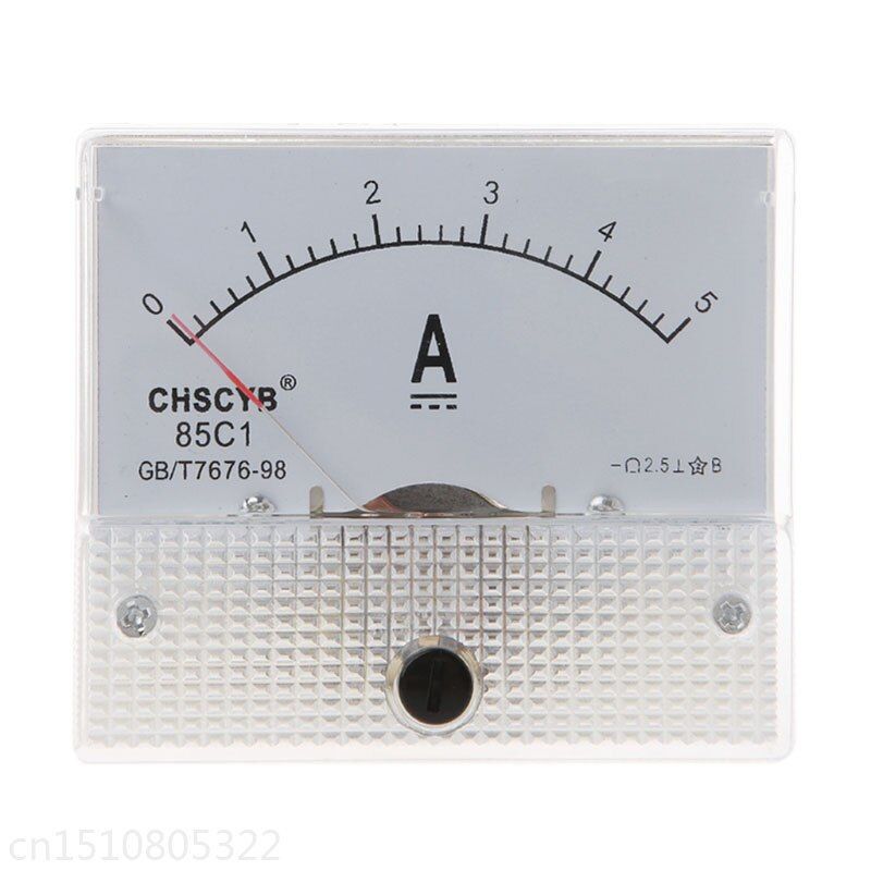 Analog 0 - 5A Ampermetre