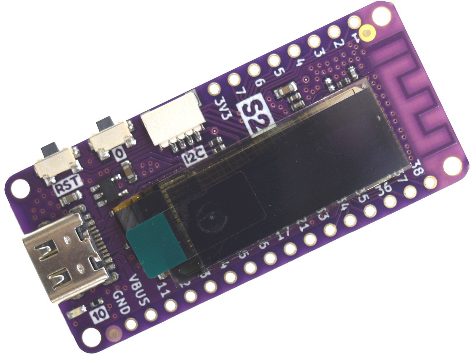 ESP32 S2FN4R2 LOLIN S2 Pico ESP32-S2 V1.0.0 Wifi Oled Ekran 128x32