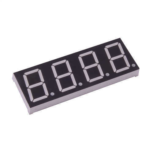 14mm 4'lü 7-Segment Katot Display - Kırmızı