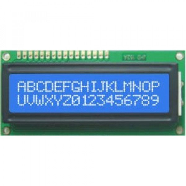 2x16 Lcd Ekran Mavi Ekran Işıklı