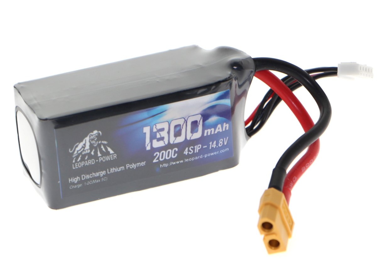 4s 1300mah 200C Lipo Batarya 14.8V Pil