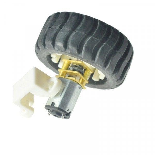 N20 Motor ve Tekerlek Seti 6V 1000RPM