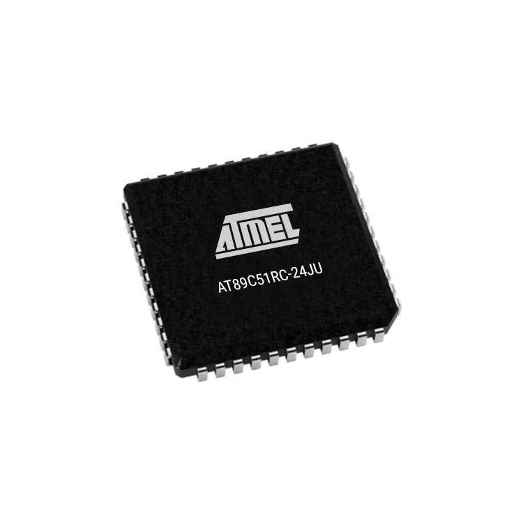 AT89C51RC-24JU SMD PLCC-44 8-Bit 33 MHz Mikrodenetleyici