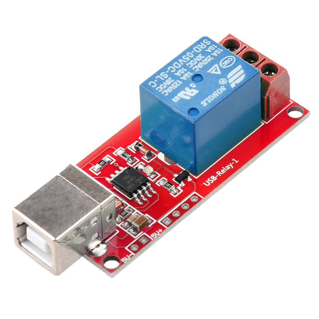Usb Röle Kartı Tek Kanal 5V - Usb Relay 1 Way 5V