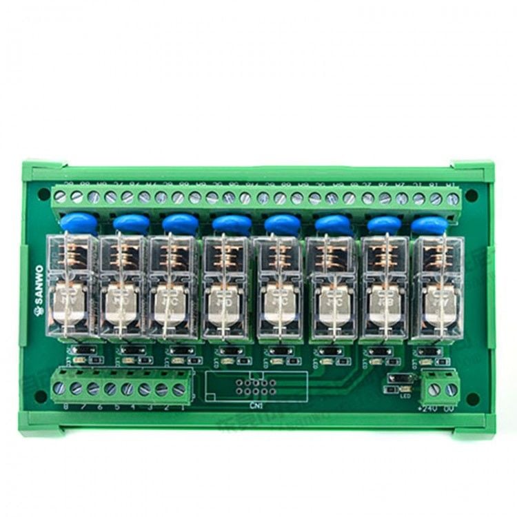 PLC 8 Kanal Röle Kartı 24v PNP Omron