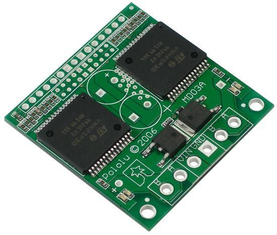 VNH2SP30 Çift Motor Sürücü Devresi