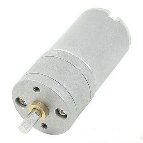 25mm 12V 10 Rpm Redüktörlü DC Motor