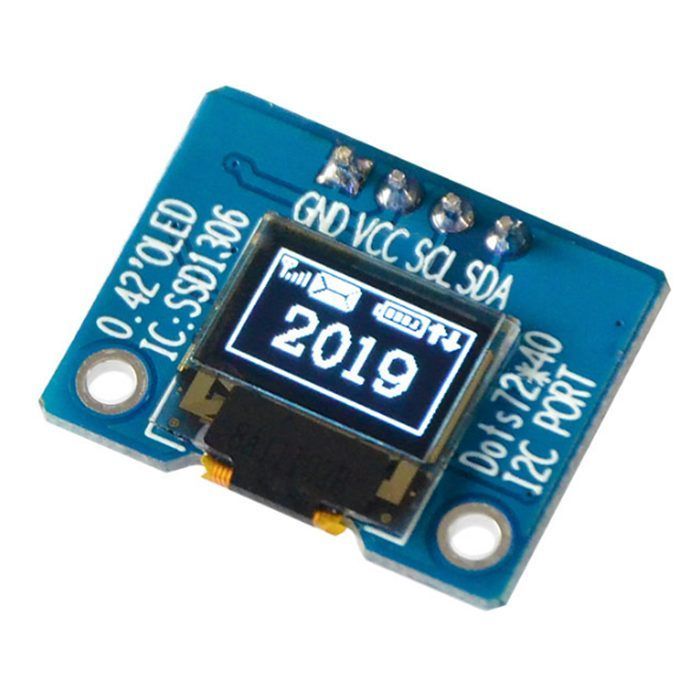 0.42 inc72x40 Oled Lcd Ekran i2c/spi SSD1306