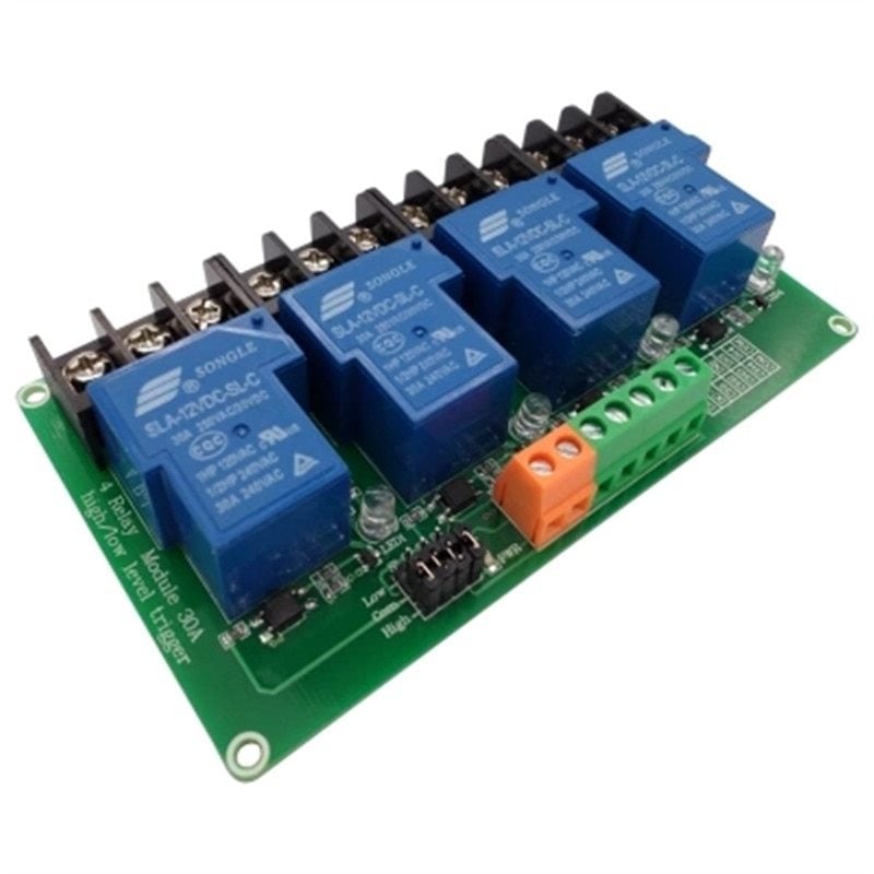 5v 30A 4 Kanal Röle Kartı