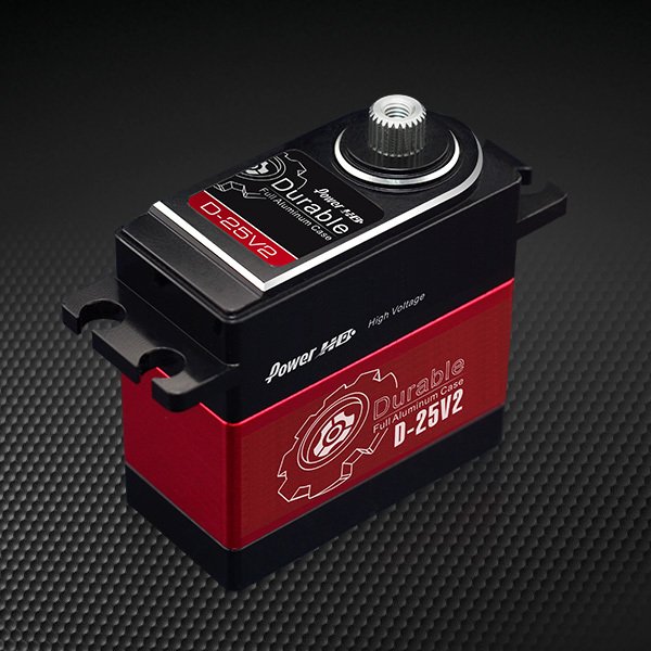 PowerHD Yüksek Voltaj Dijital Metal Dişli Servo Motor D-25V2