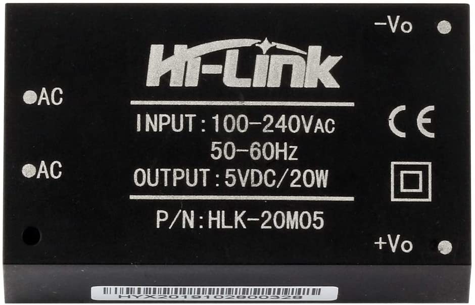 Hi-Link Ac 220v -Dc 5V Dönüştürücü 20W Güç kaynağı HLK-20M05 4000ma