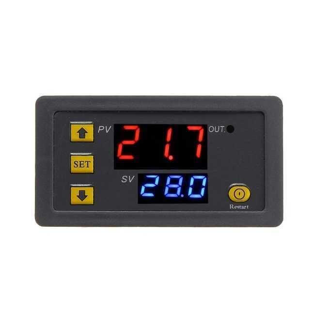 W3230 220V AC Röle Çıkışlı Dijital Termostat Sıcaklık Kontrol Cihazı