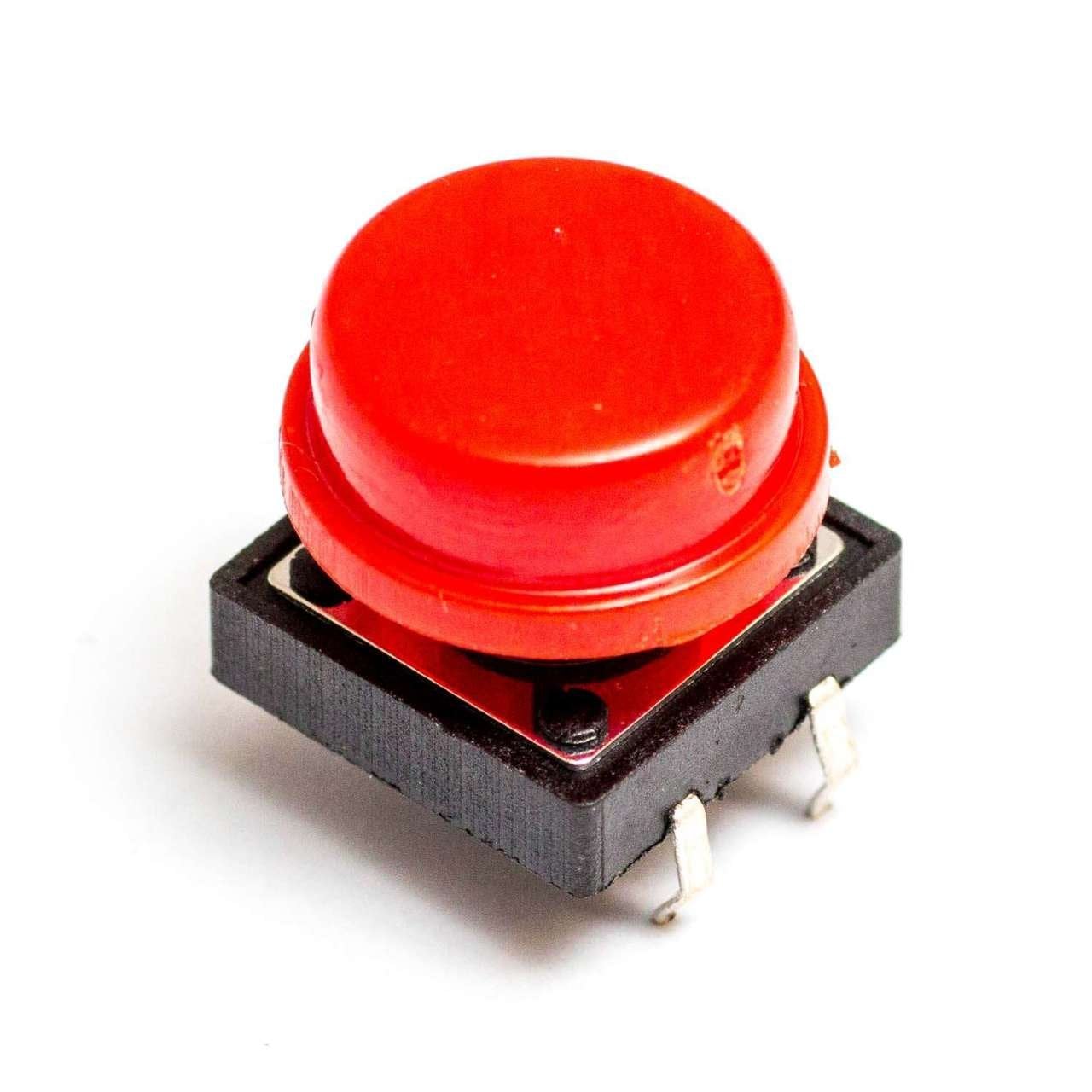 4 bacaklı 12X12 7.3mm Şapkalı Button Siviç Kırmızı