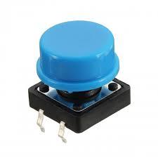 4 bacaklı 12X12 7.3mm Şapkalı Button Siviç Mavi