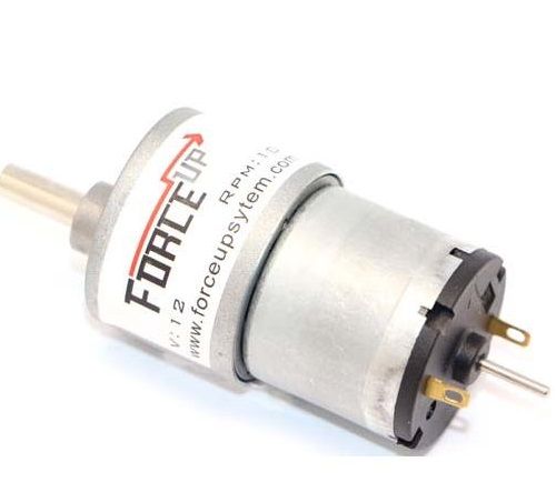 12V 10 RPM 37mm Redüktörlü Dc Motor