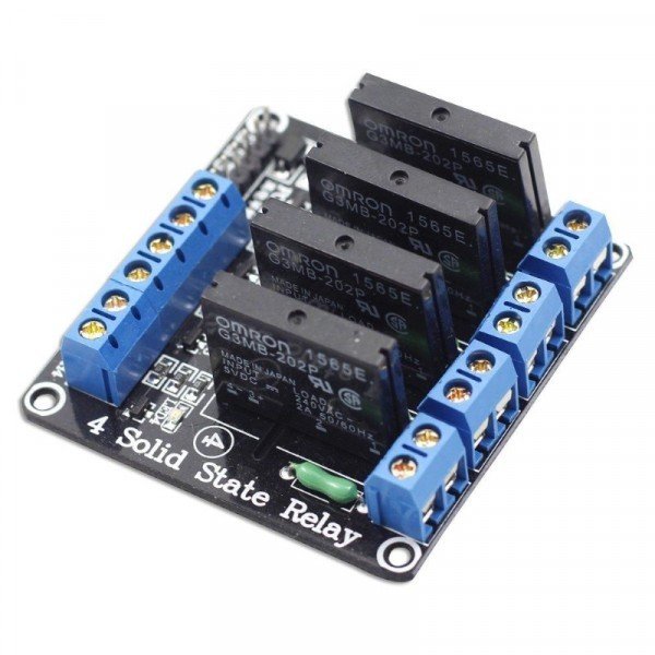 5V 4 Kanal Solid State Röle Kartı
