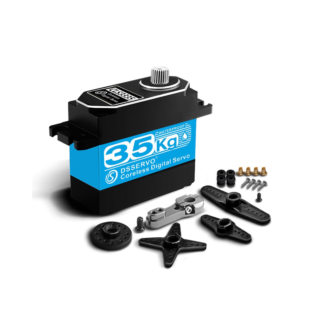 DSSERVO CLS3335 35KG Su Geçirmez Dijital Servo Motor 180° 41Kg /0.19s/8.4V
