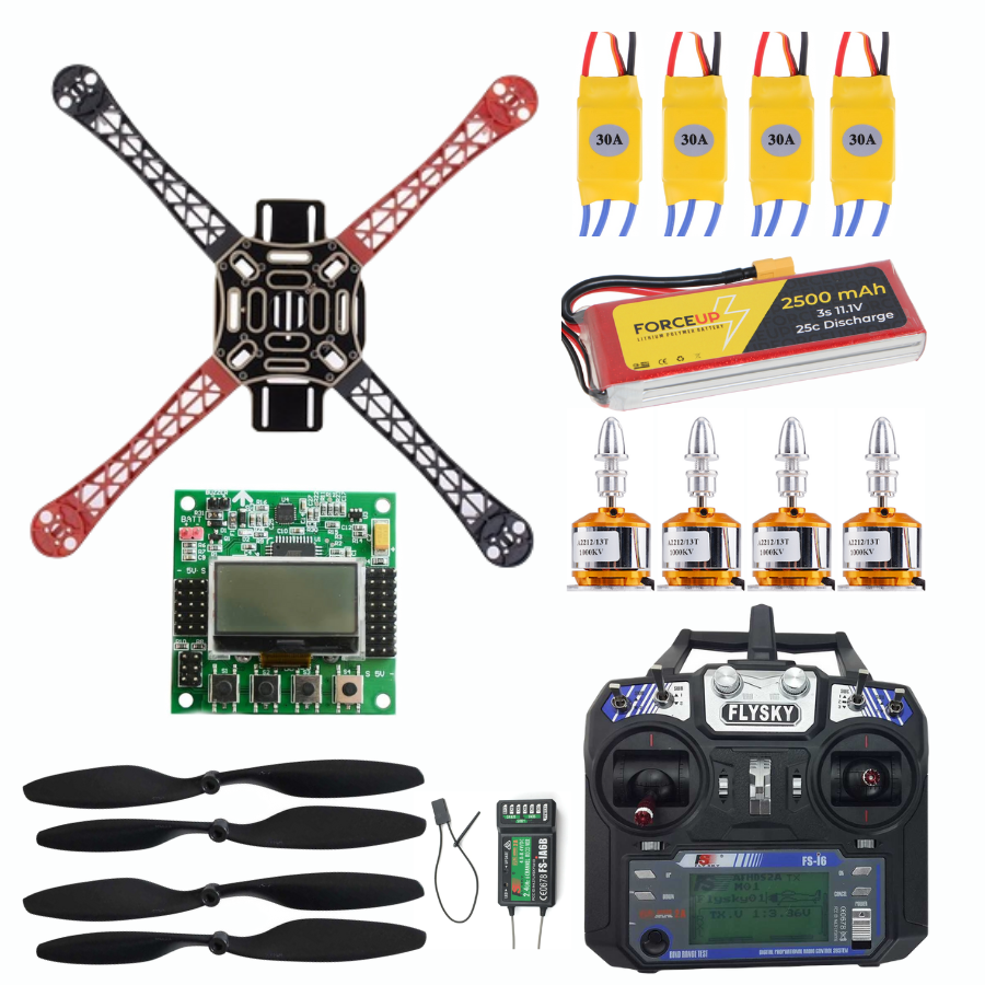 F450 Quadcopter KK2 Drone Seti