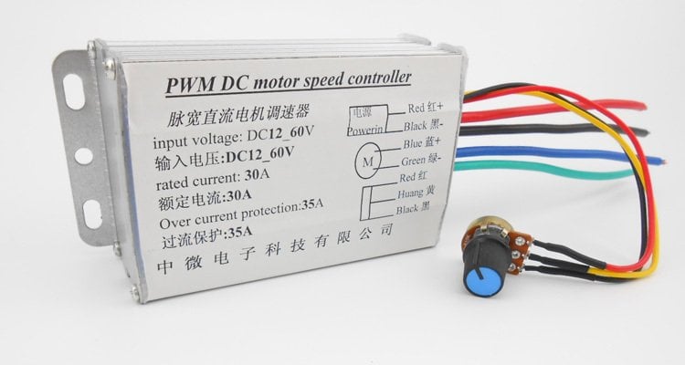 12V - 60V 30A Tek Yönlü Motor Hız Kontrol Devresi