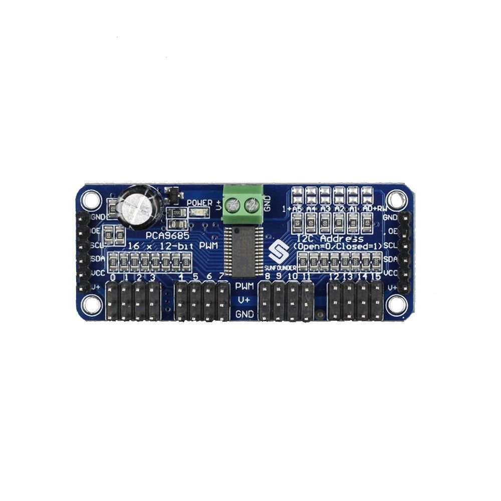 16 kanal 12 bit PWM / Servo sürücü Kartı I2C PCA9685