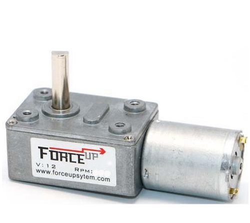 12V 50 RPM L Redüktörlü Dc Motor