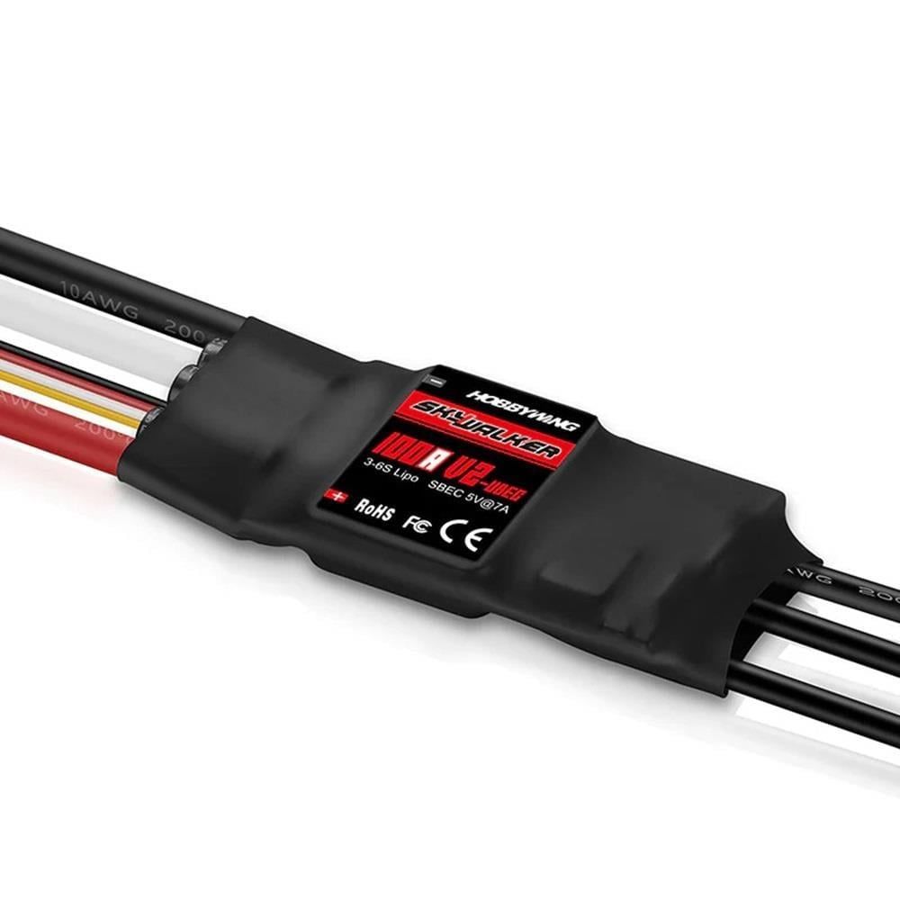 Hobbywing Skywalker 100A V2.0 ESC Fırçasız Motor Sürücvü Esc 3-6S 5V/7A Ubec