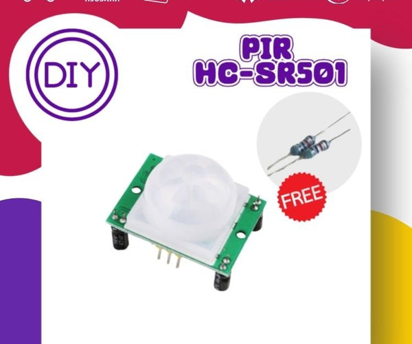เซ็นเซอร์ตรวจจับการเคลื่อนไหว PIR HC-SR501 motion sensor for arduino