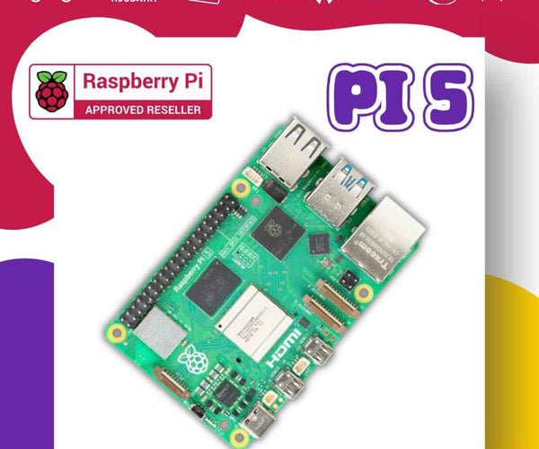 Official Raspberry Pi 5 | บอร์ดคอมพิวเตอร์ขนาดเล็กรุ่นใหม่ล่าสุด