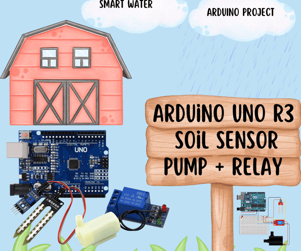 Arduino Project Smart Farm (ไม่มีสาย jumper)
