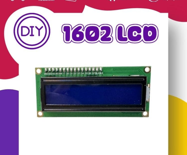 1602 LCD จอแสดงผล 16x2 (16x2 Character LCD Display)