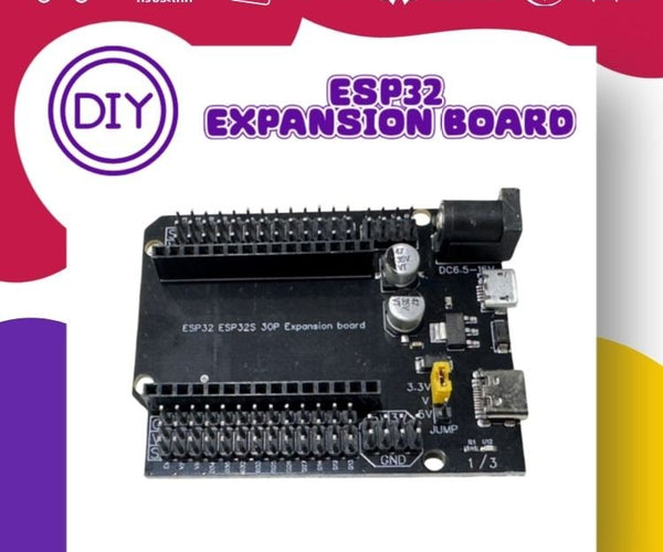 บอร์ดขยายช่องเสียบ (Shield) สำหรับ ESP32