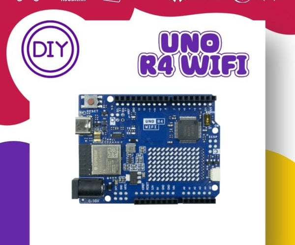 Uno R4 WiFi (Arduino-Compatible) | บอร์ดไมโครคอนโทรลเลอร์รุ่นใหม่ รองรับ IoT/DIY