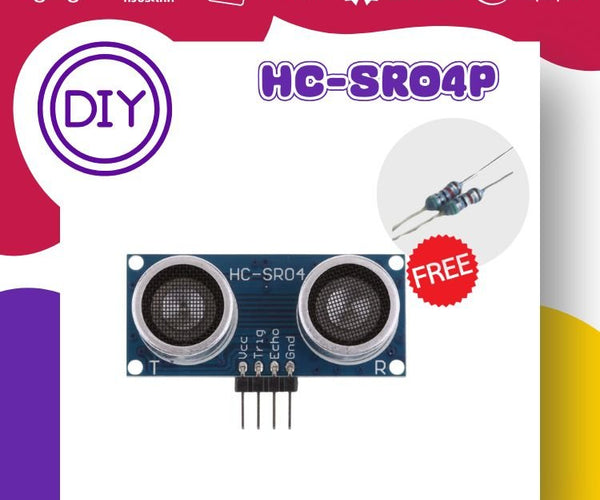 เซ็นเซอร์ HC-SR04P Ultrasonic สำหรับ Arduino Robotics