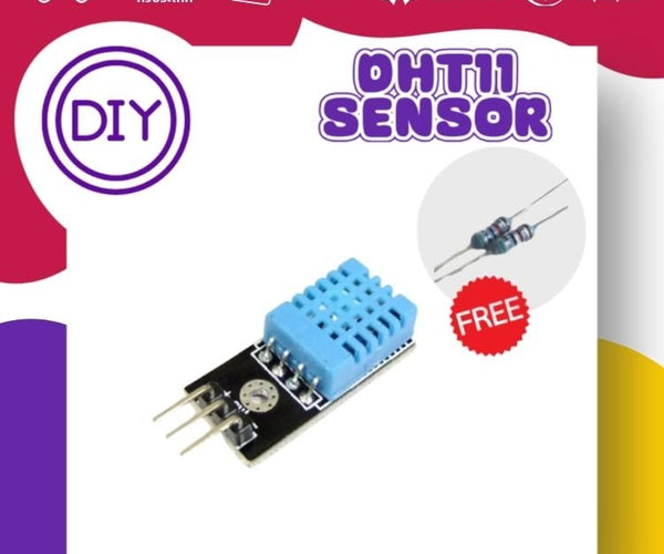 เซ็นเซอร์ DHT11 วัดอุณหภูมิความชื้น สำหรับ Arduino ESP32