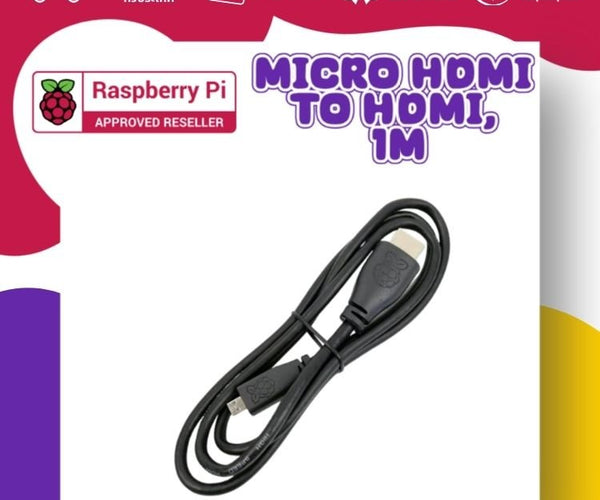 Official Micro HDMI To HDMI, 1m
