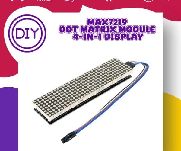 MAX7219 Dot Matrix Module 4-in-1 Display จอแสดงผลแบบ 4 in 1