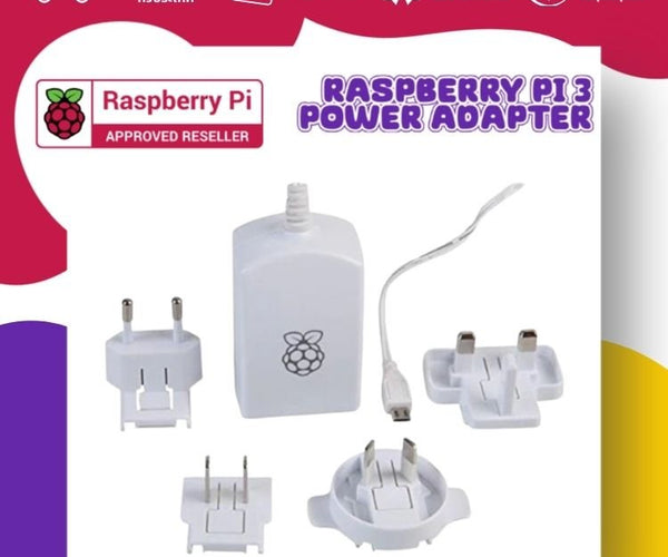Official Raspberry Pi 3 Power Adapter