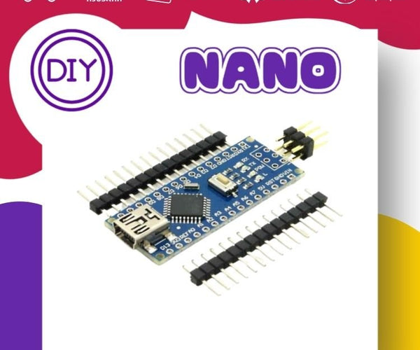 Arduino Nano อุปกรณ์ IoT บอร์ดไมโครคอนโทรลเลอร์ พร้อมสาย USB