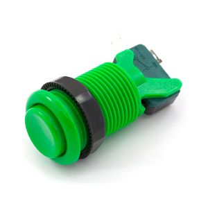 Arcade Push Button - Green 33mm