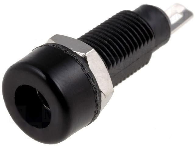 Banana Socket 4mm Black